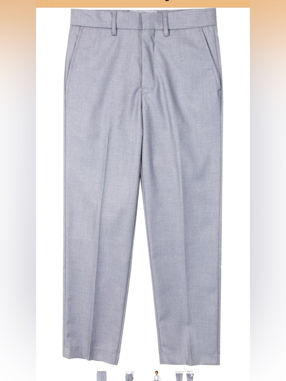 Classic Light Gray Dress Pants